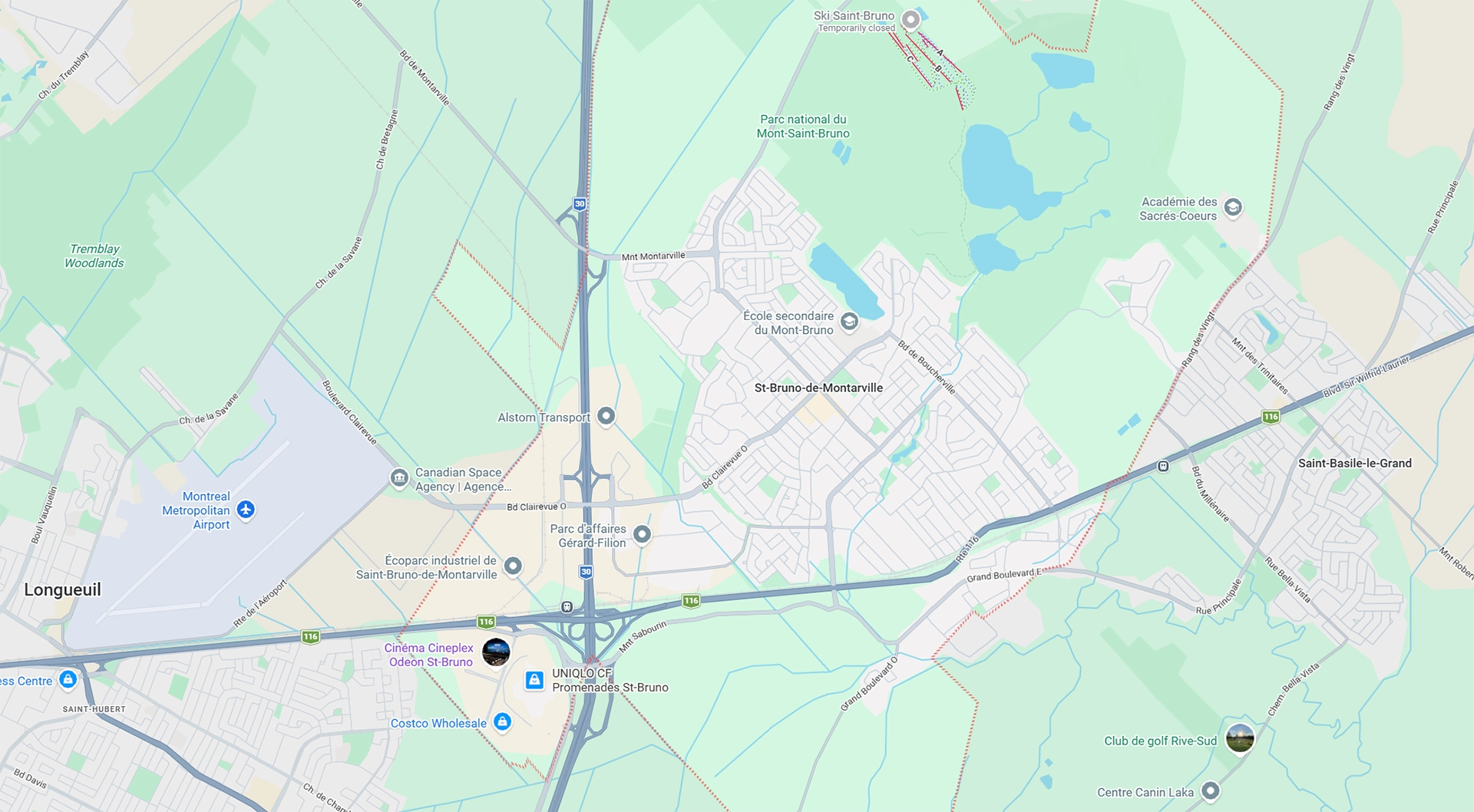 map Saint Bruno